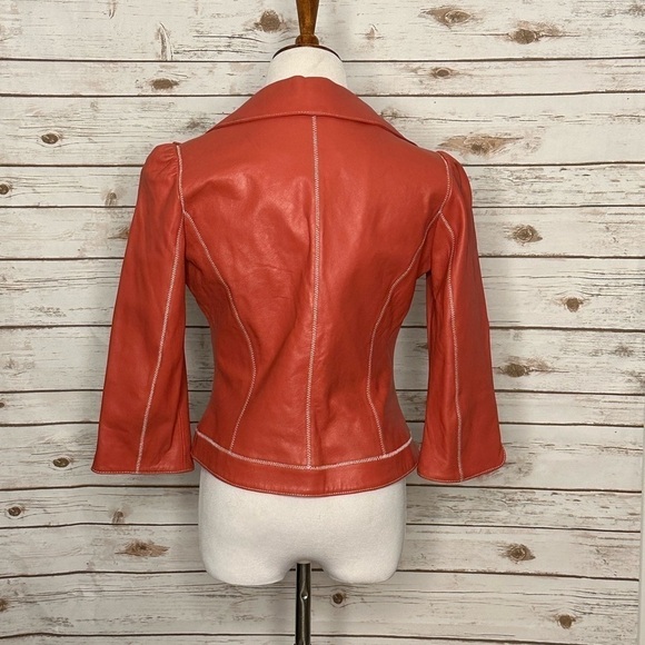 Wilson's Leather 100% leather notch collar jacket - Picture 5 of 6